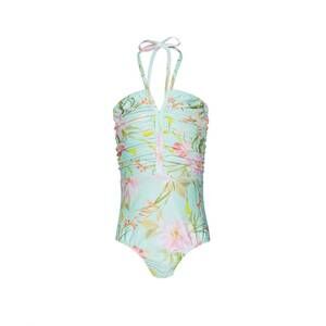 NEW PILY Q kids petal little josie one piece swimwear in petal